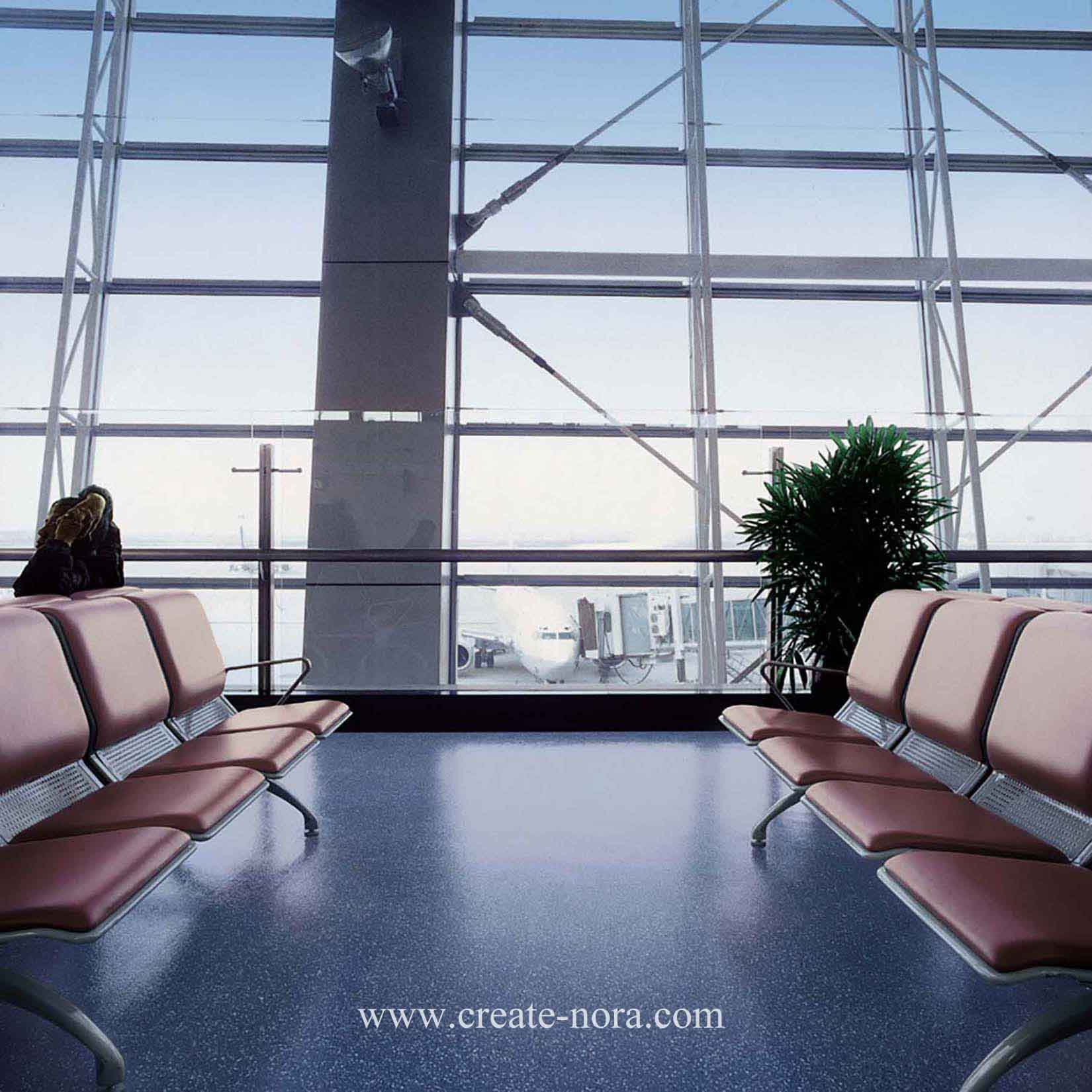 the photo of nora rubber flooring in Xianyang Airport T1、T3 1